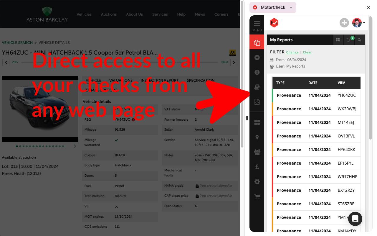 MotorCheck chrome谷歌浏览器插件_扩展第2张截图