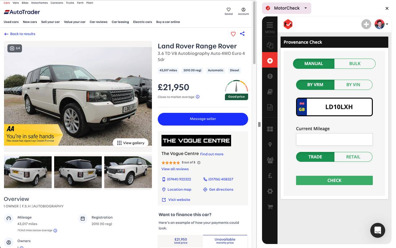 MotorCheck chrome谷歌浏览器插件_扩展第4张截图