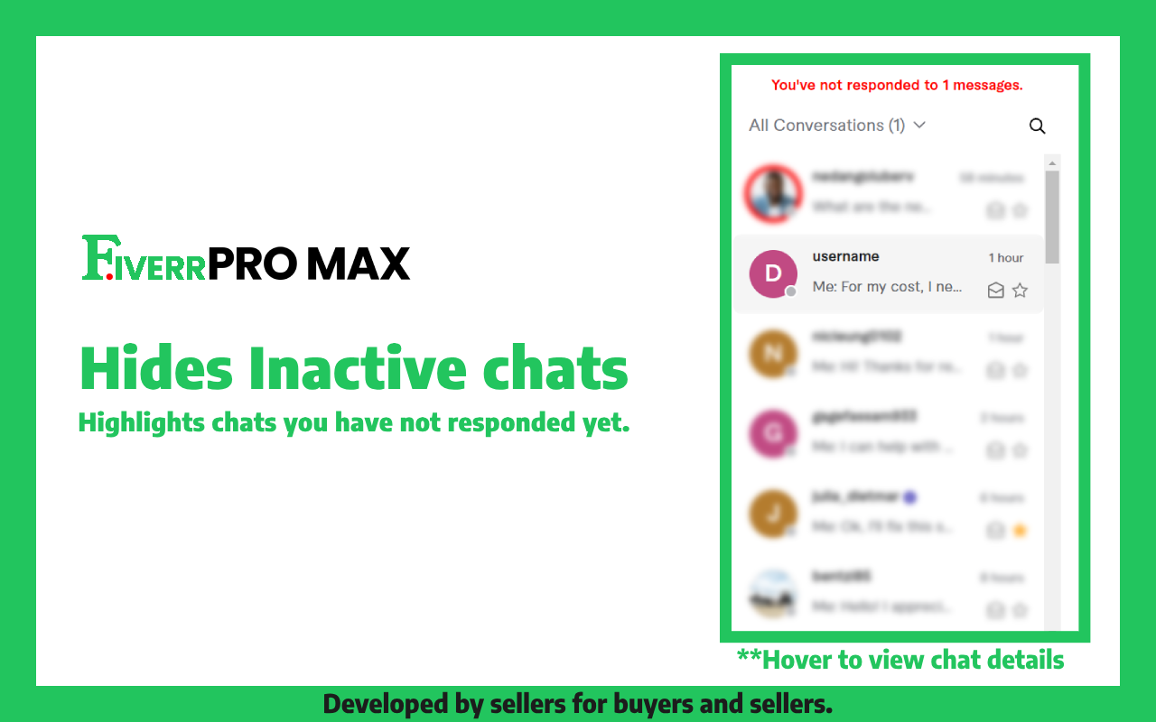Fiverr Pro Max chrome谷歌浏览器插件_扩展第3张截图