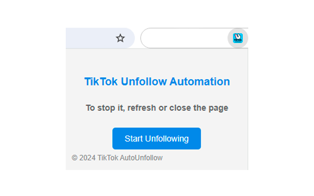 TikTok Auto Unfollow chrome谷歌浏览器插件_扩展第1张截图