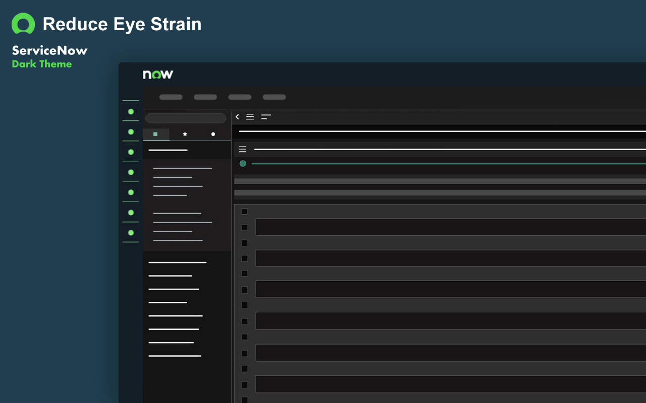 ServiceNow Dark Mode - NightWolf chrome谷歌浏览器插件_扩展第1张截图