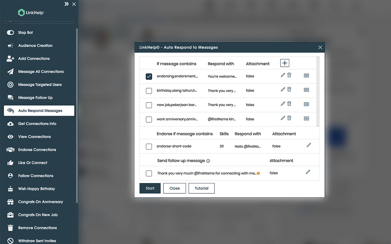 LinkHelp - Workplace Automation Tool chrome谷歌浏览器插件_扩展第2张截图