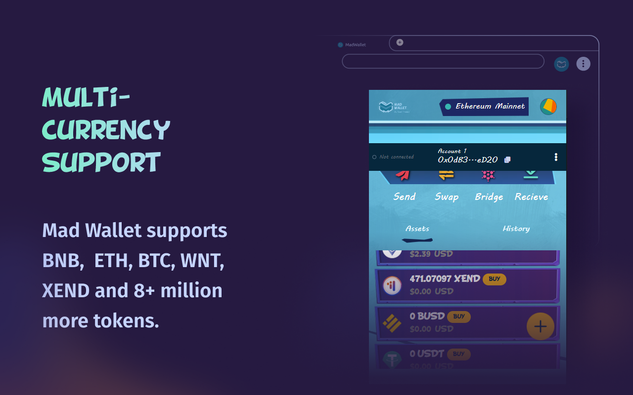 MadWallet chrome谷歌浏览器插件_扩展第3张截图