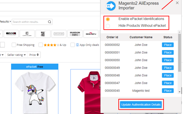 Magento 2 AliExpress Importer chrome谷歌浏览器插件_扩展第3张截图