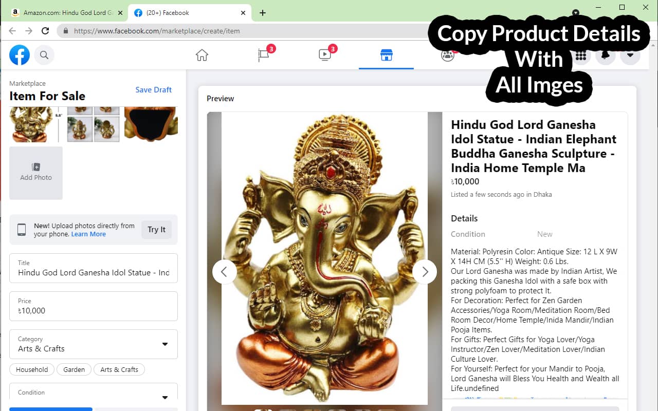 Dropshipping Marketplace Helper Pro chrome谷歌浏览器插件_扩展第1张截图