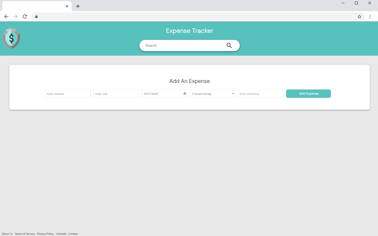 Expense Tracker Tab chrome谷歌浏览器插件_扩展第1张截图