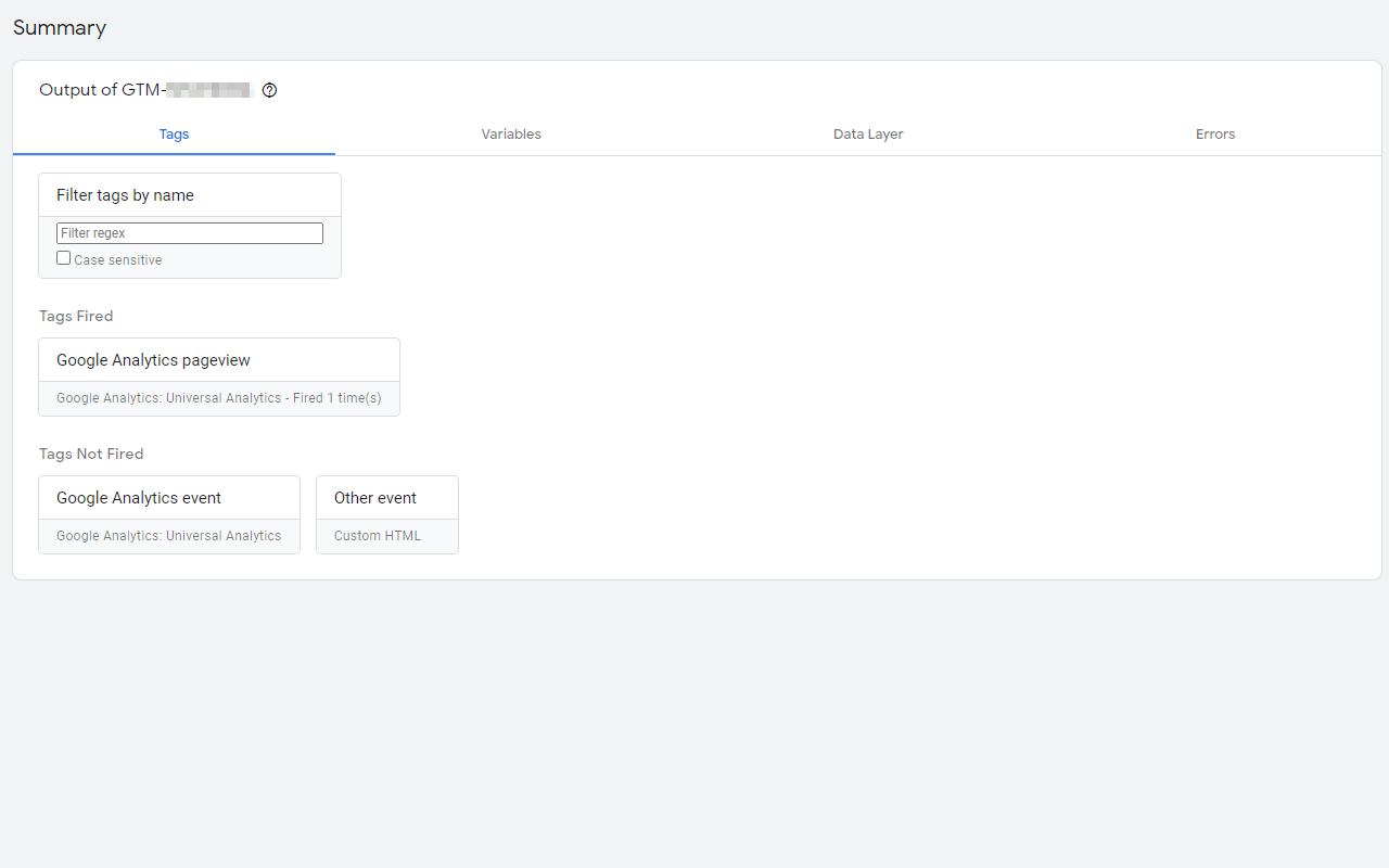 Tag Assistant search filter chrome谷歌浏览器插件_扩展第1张截图