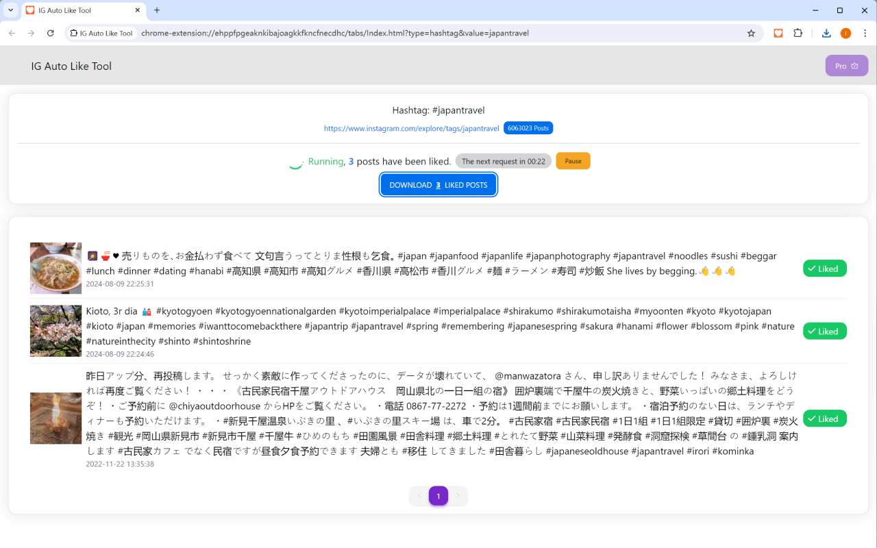 IG自动点赞 chrome谷歌浏览器插件_扩展第1张截图