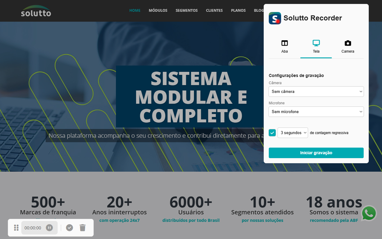 Solutto Recorder chrome谷歌浏览器插件_扩展第1张截图