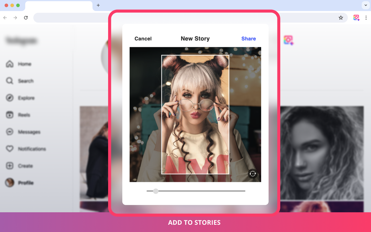 Upload video and photo to Instagram chrome谷歌浏览器插件_扩展第1张截图