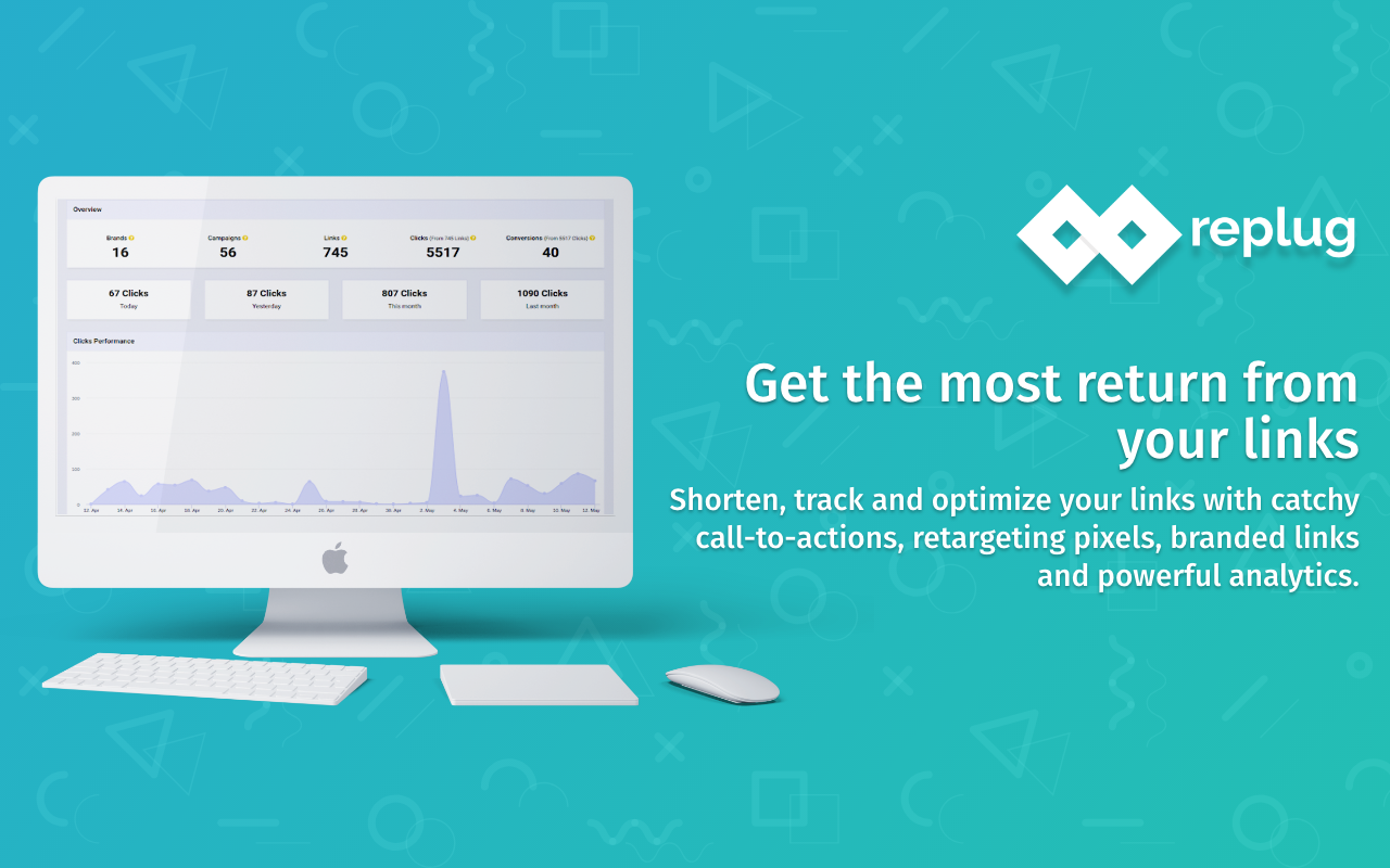 Replug | URL Shortener & Links Management chrome谷歌浏览器插件_扩展第2张截图
