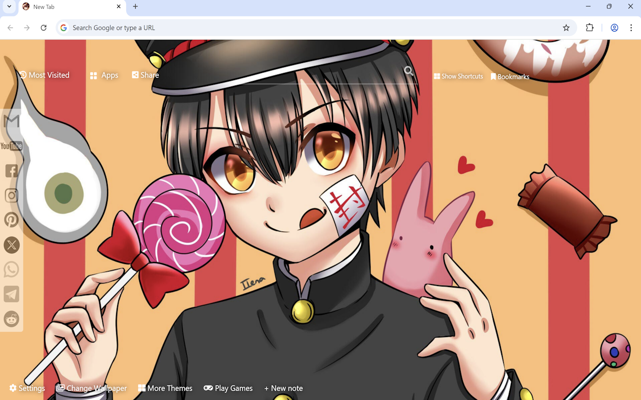 Hanako Kun Wallpaper chrome谷歌浏览器插件_扩展第2张截图