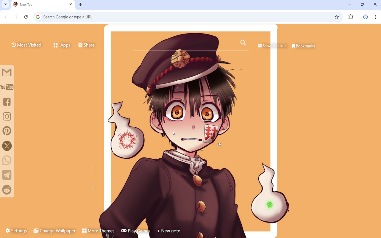 Hanako Kun Wallpaper chrome谷歌浏览器插件_扩展第3张截图