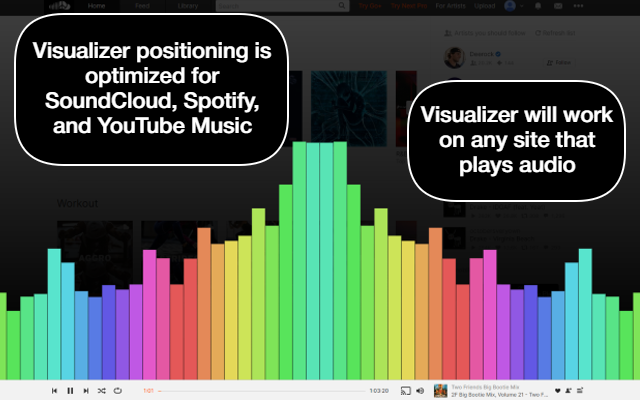 Audio Visualizer - AudioVibe chrome谷歌浏览器插件_扩展第4张截图