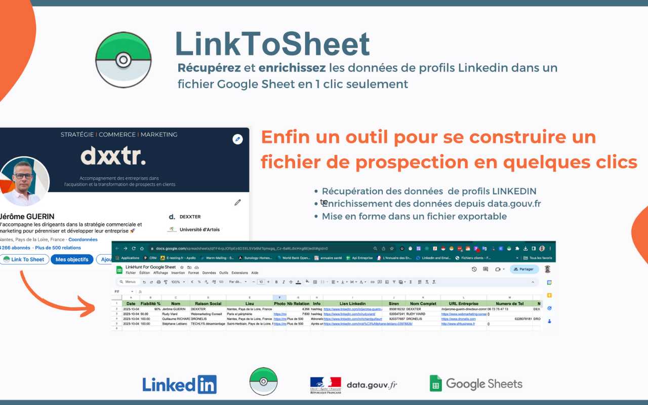 LinkHunt For Google Sheet chrome谷歌浏览器插件_扩展第2张截图