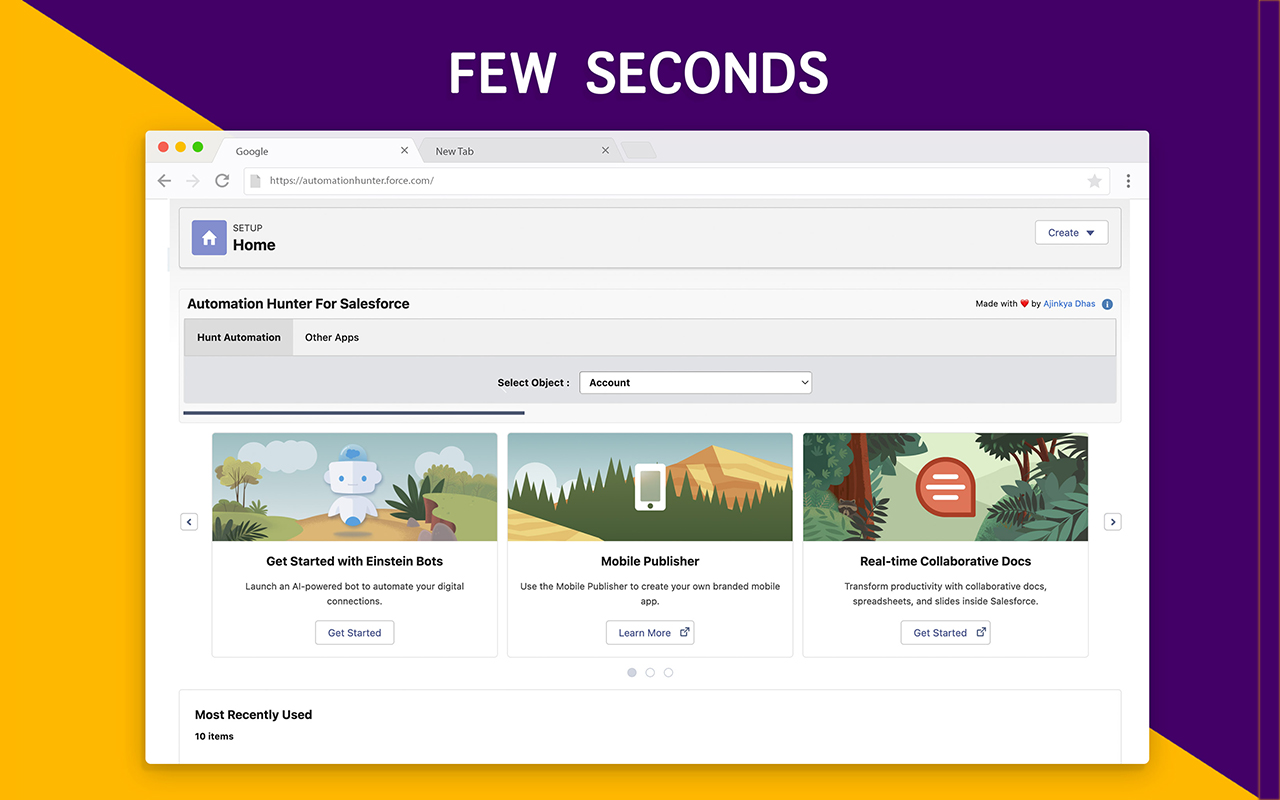 Automation Hunter For Salesforce chrome谷歌浏览器插件_扩展第4张截图