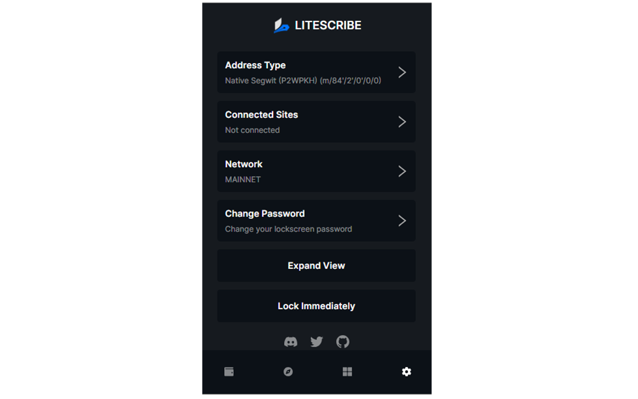 Litescribe Wallet chrome谷歌浏览器插件_扩展第1张截图