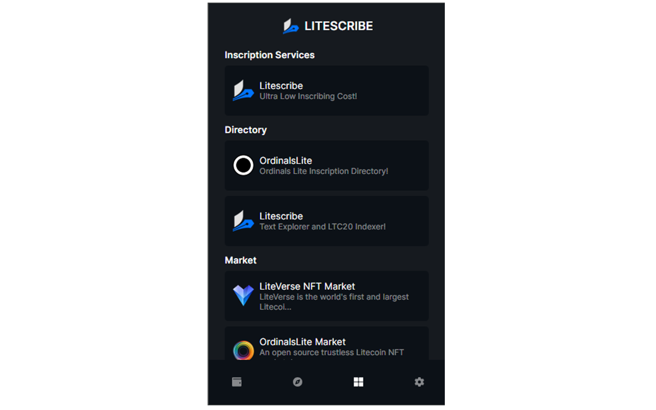 Litescribe Wallet chrome谷歌浏览器插件_扩展第2张截图