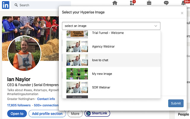 Hyperise: image & website personalization chrome谷歌浏览器插件_扩展第1张截图