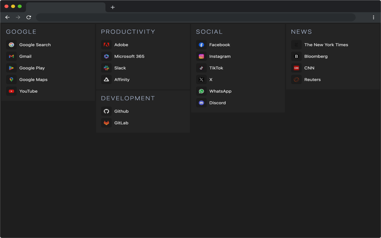GlobalTab chrome谷歌浏览器插件_扩展第1张截图