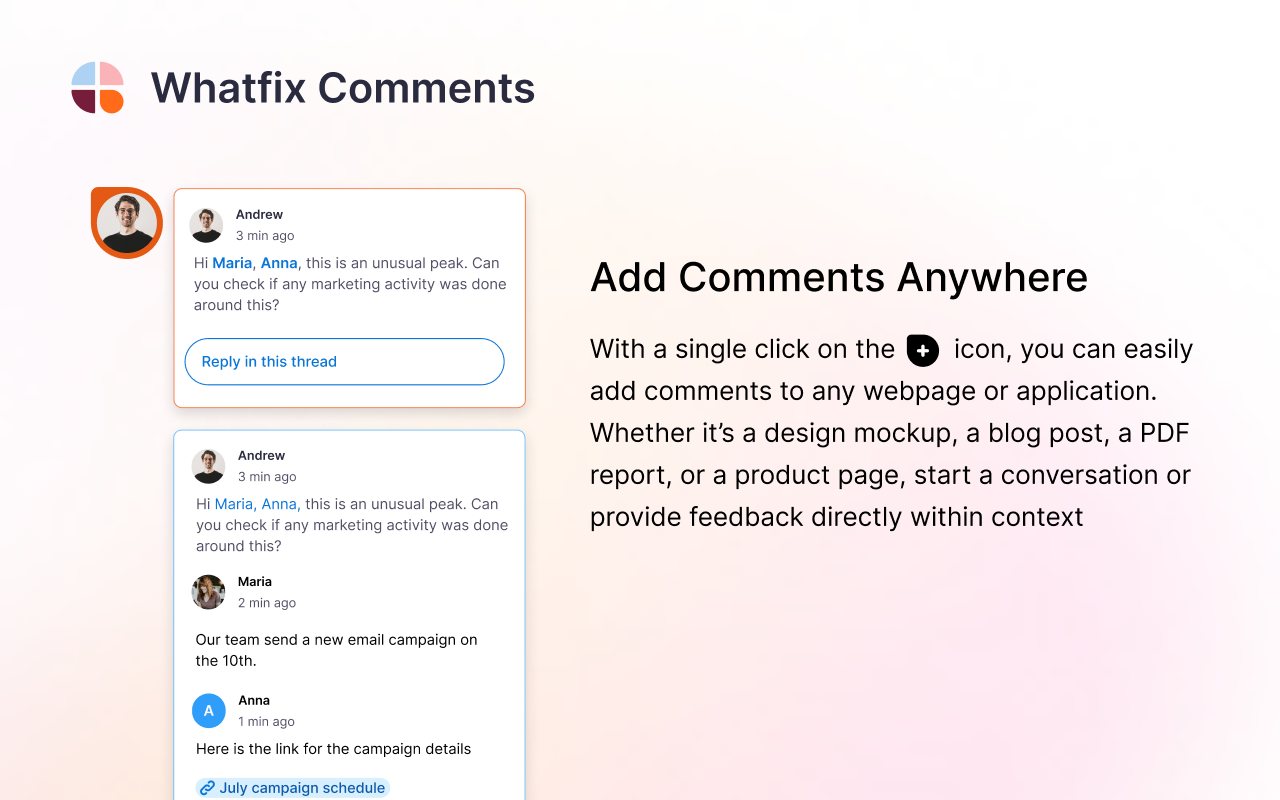 Whatfix Comments chrome谷歌浏览器插件_扩展第4张截图