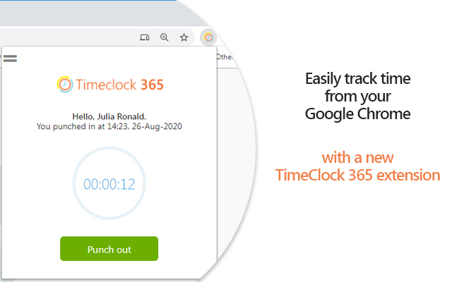 TimeClock 365 chrome谷歌浏览器插件_扩展第2张截图