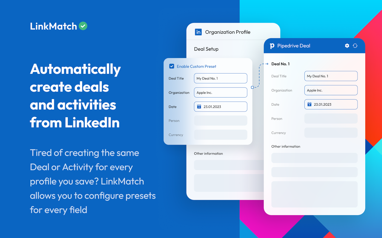 LinkMatch For Pipedrive chrome谷歌浏览器插件_扩展第4张截图