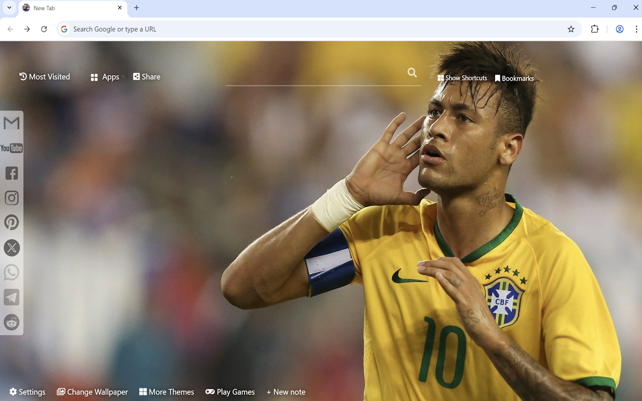Neymar Wallpaper chrome谷歌浏览器插件_扩展第3张截图
