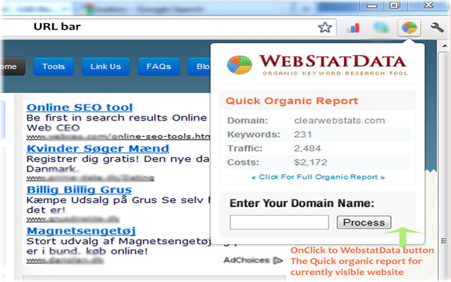 WebStatData Organic Report chrome谷歌浏览器插件_扩展第2张截图