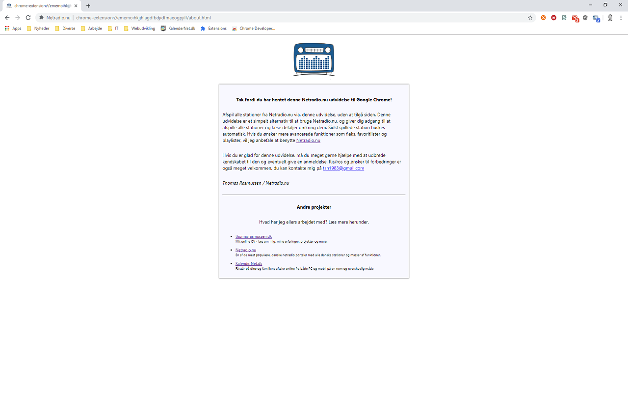Netradio.nu chrome谷歌浏览器插件_扩展第1张截图