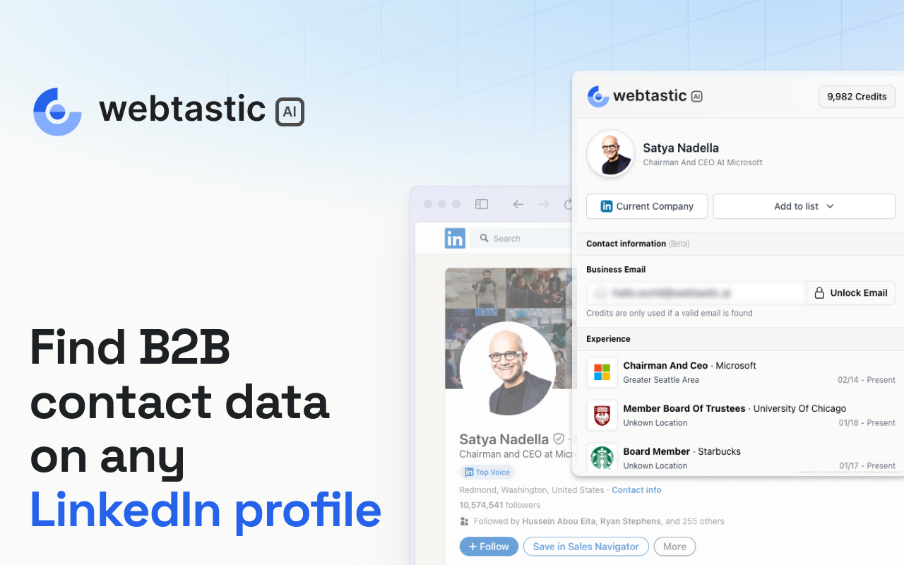 Webtastic AI: B2B data anywhere chrome谷歌浏览器插件_扩展第3张截图