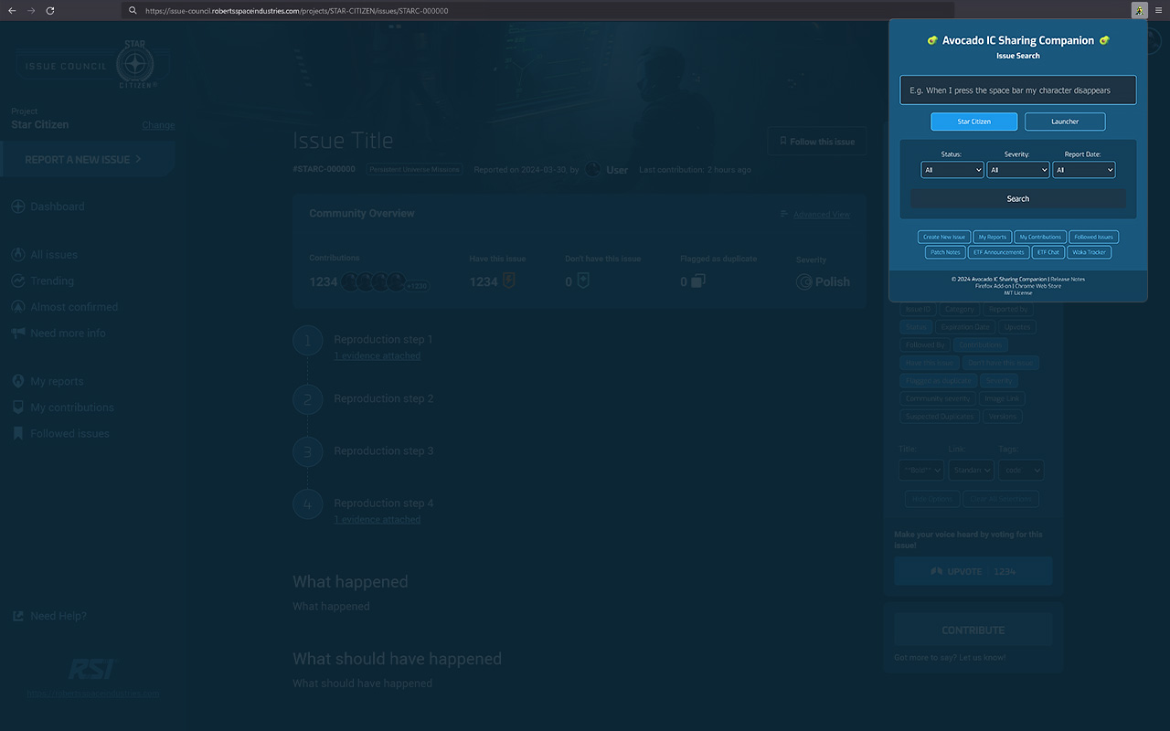 Avocado IC Sharing Companion chrome谷歌浏览器插件_扩展第1张截图