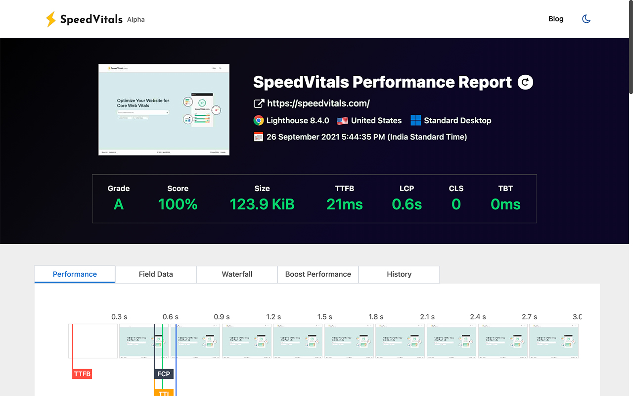 SpeedVitals chrome谷歌浏览器插件_扩展第1张截图
