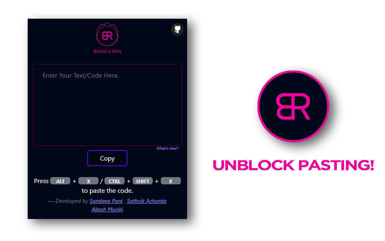 Blend & Run: Enable copy and paste chrome谷歌浏览器插件_扩展第3张截图