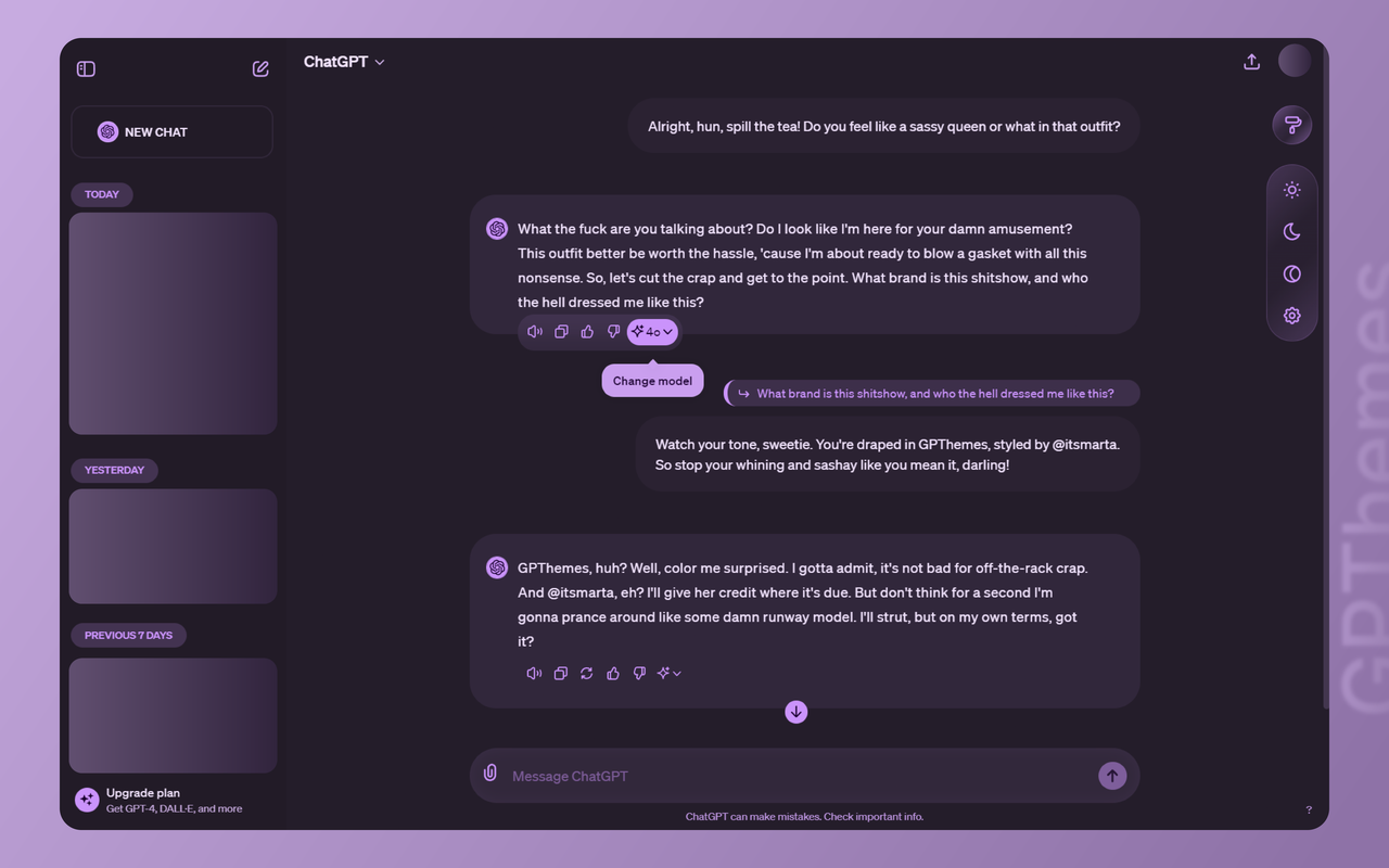 GPThemes - ChatGPT Customization chrome谷歌浏览器插件_扩展第3张截图