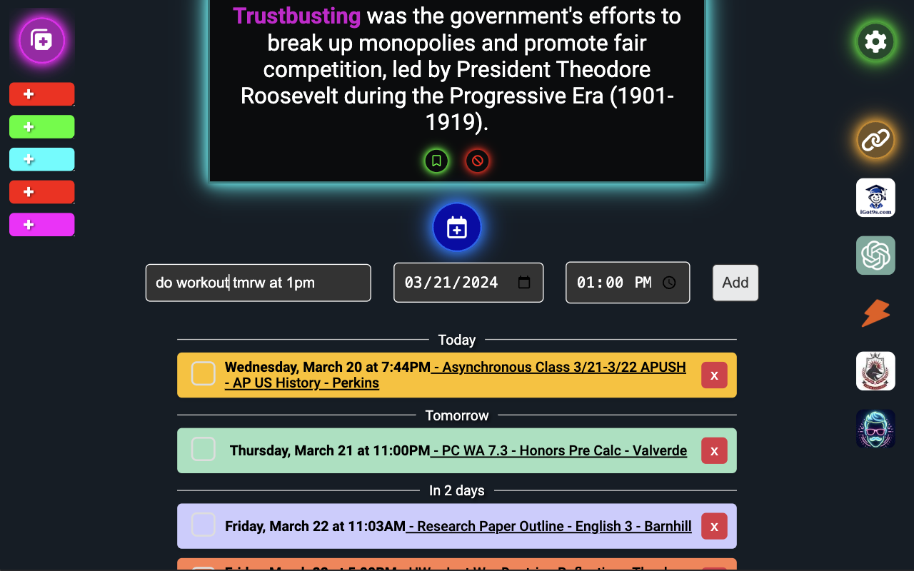 Executive.so | New Tab Supertool for Student and Work Productivity chrome谷歌浏览器插件_扩展第1张截图
