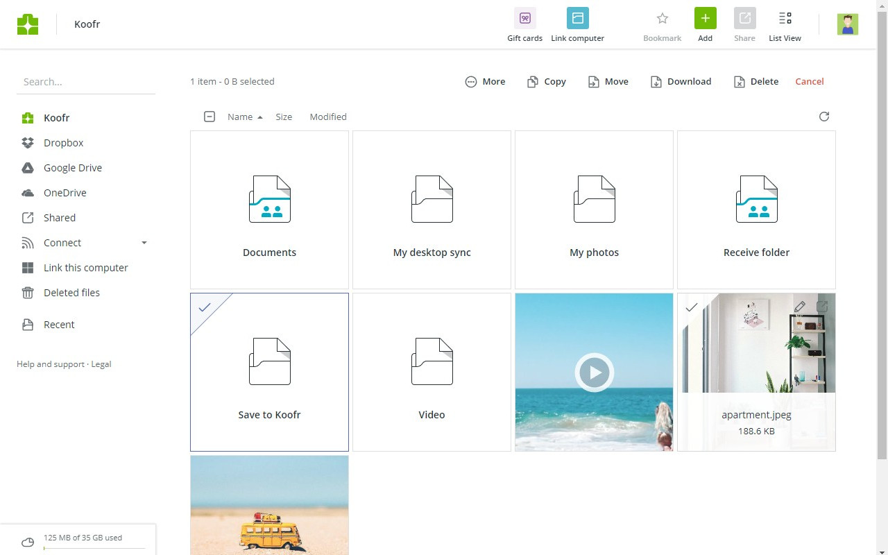 Save to Koofr chrome谷歌浏览器插件_扩展第3张截图