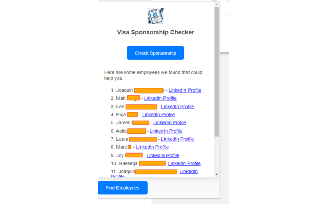 UK Visa Sponsorship Checker: Use AI to find a visa sponsored job chrome谷歌浏览器插件_扩展第1张截图