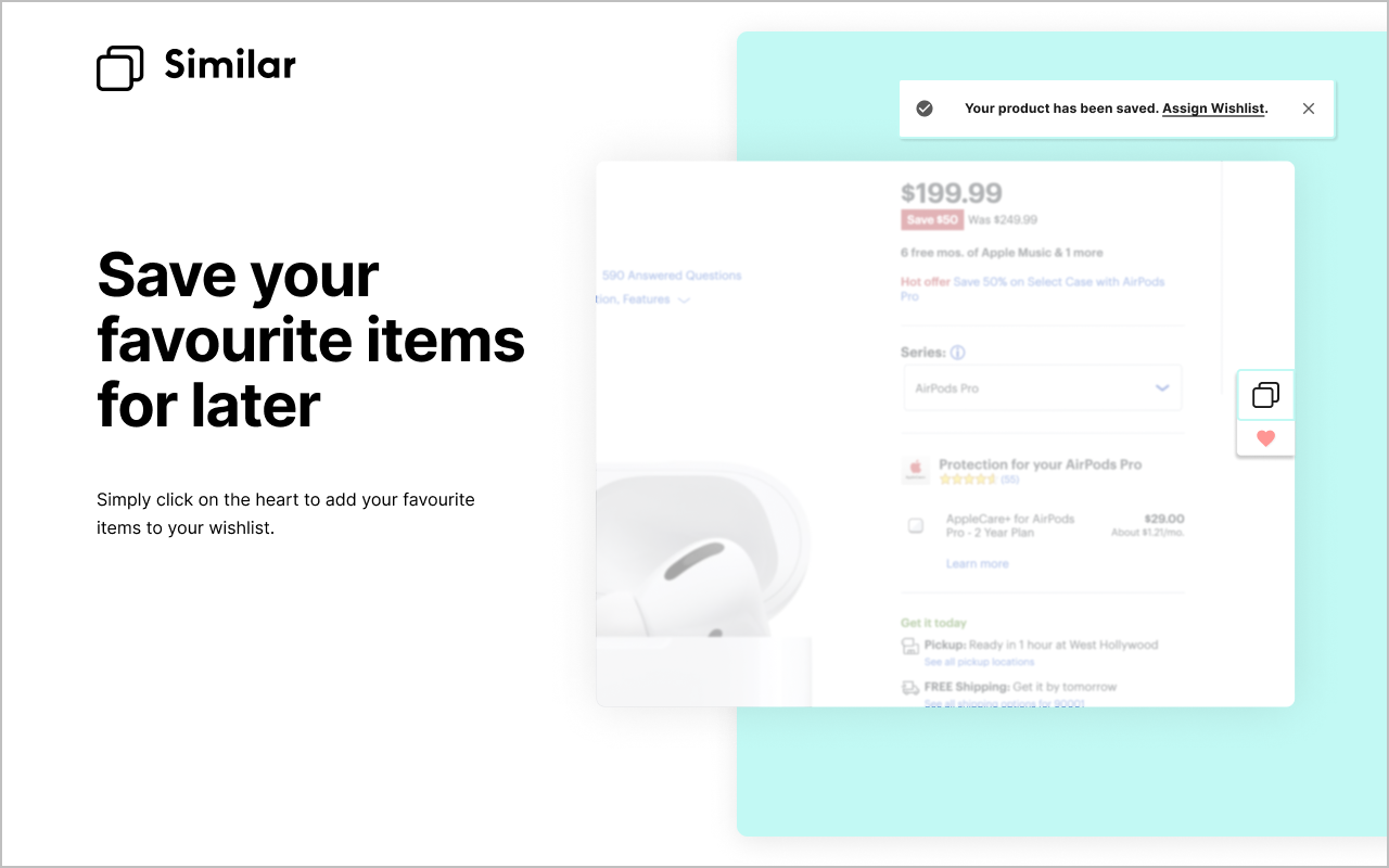 Similar Inc | Shopping Comparison Co-Pilot chrome谷歌浏览器插件_扩展第3张截图