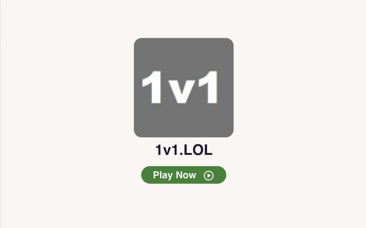 1v1 LOL chrome谷歌浏览器插件_扩展第1张截图