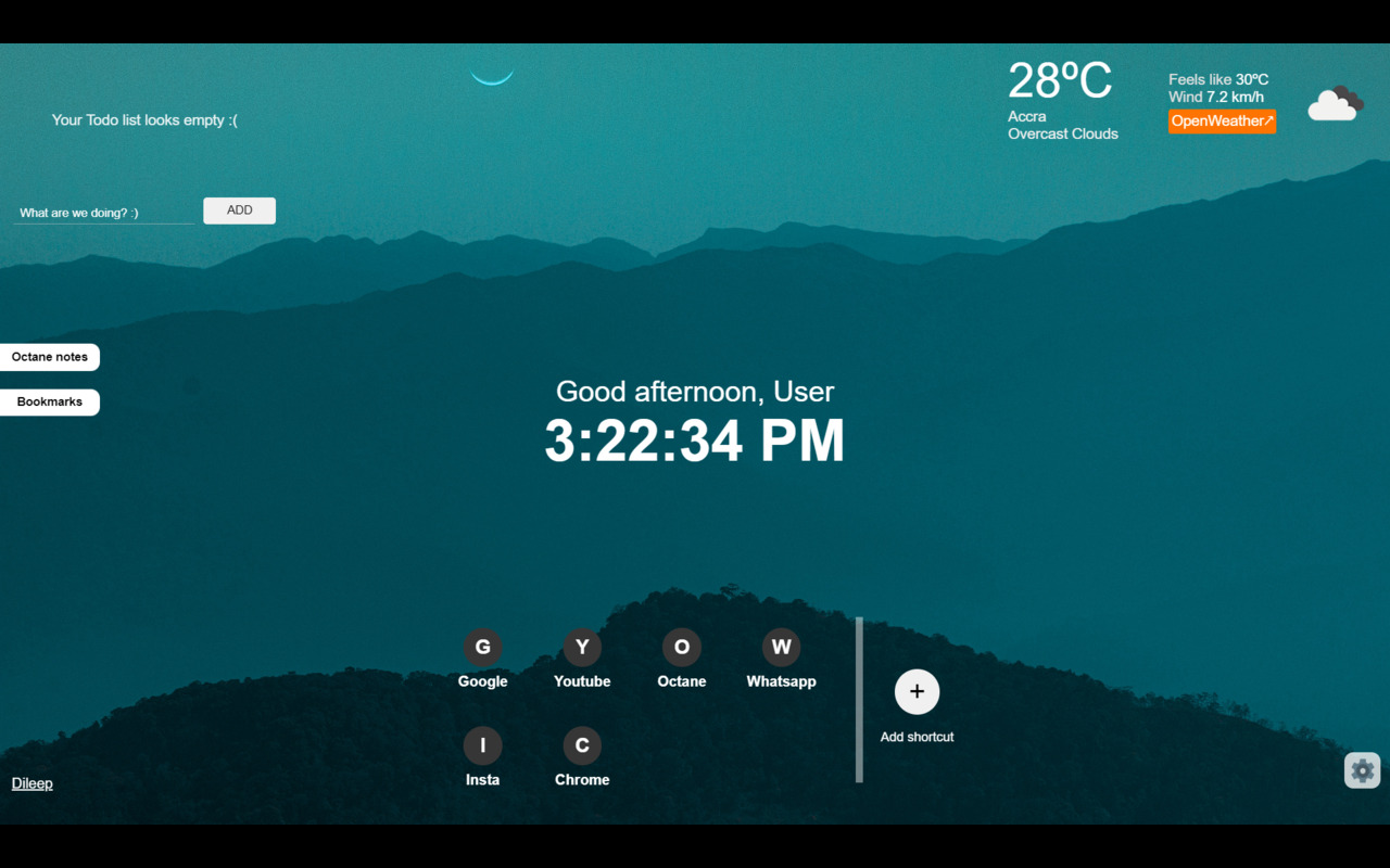 Octane Dashboard chrome谷歌浏览器插件_扩展第5张截图