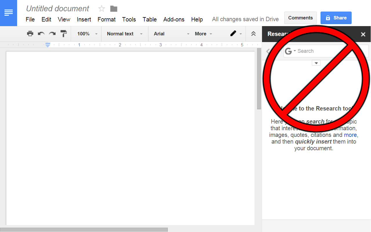 Hide Google Docs Explore or Research chrome谷歌浏览器插件_扩展第1张截图