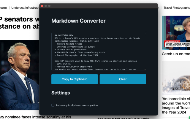 Markdown Converter chrome谷歌浏览器插件_扩展第1张截图