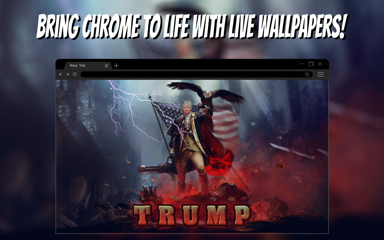 Donald Trump Live Wallpaper chrome谷歌浏览器插件_扩展第1张截图