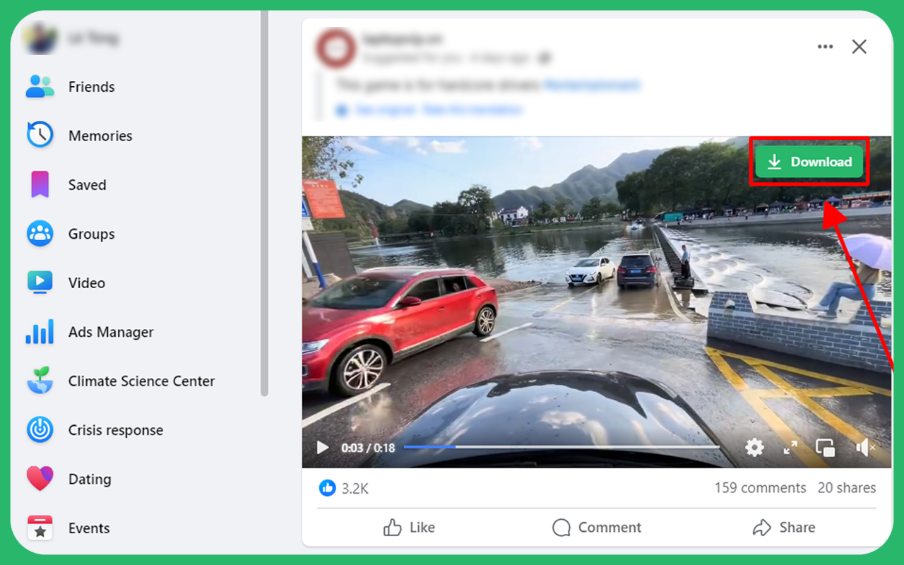 FDownload - F.B Video Downloader chrome谷歌浏览器插件_扩展第3张截图