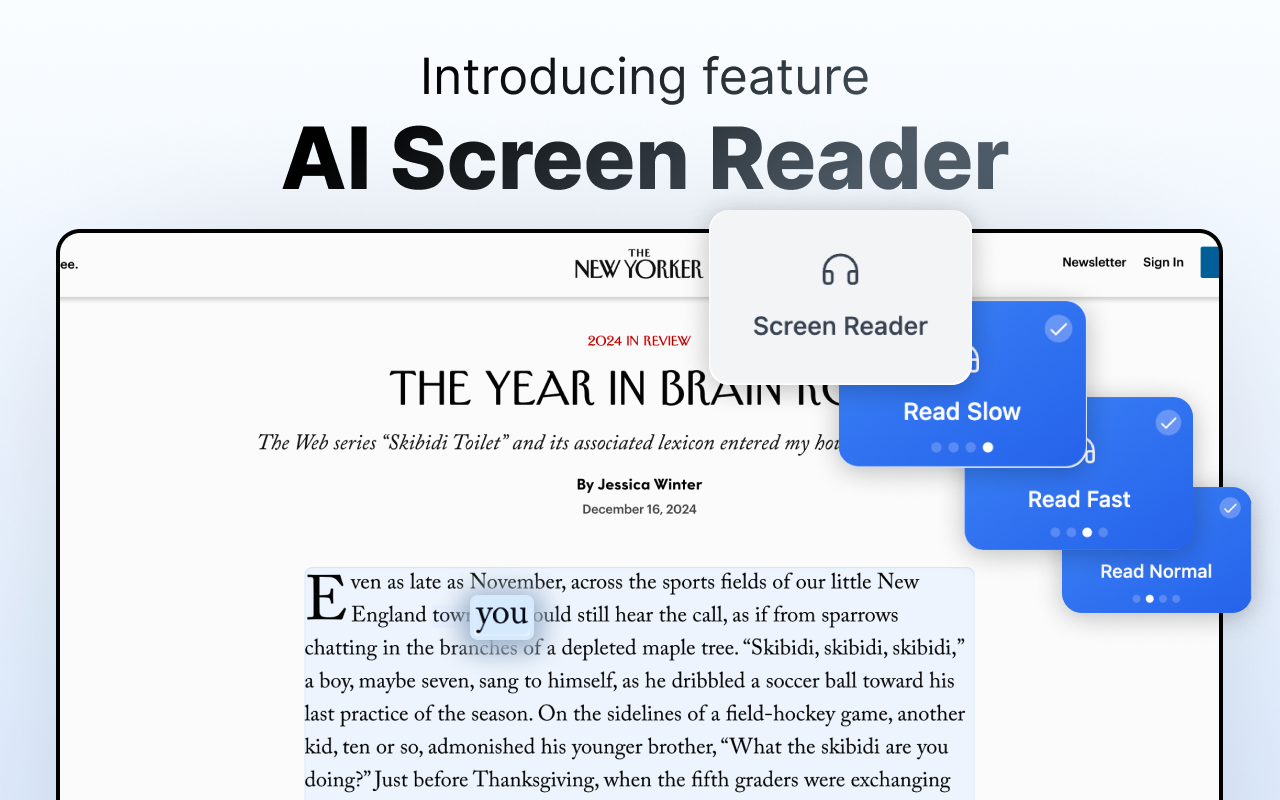 Assistive24 - Assistive Technology for Everyone chrome谷歌浏览器插件_扩展第3张截图