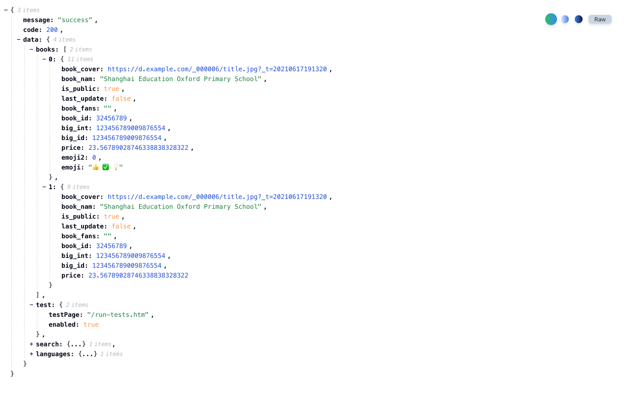 JSONVista - JSON美化 & JSON流程图 chrome谷歌浏览器插件_扩展第1张截图