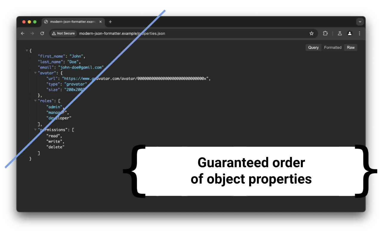 Modern JSON Formatter chrome谷歌浏览器插件_扩展第2张截图