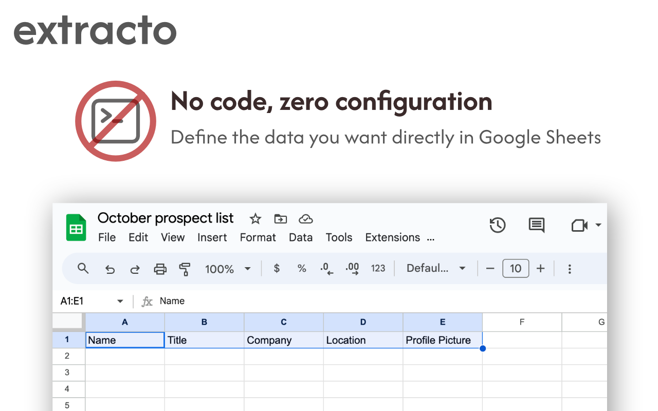 Extracto.bot - AI Web Scraper chrome谷歌浏览器插件_扩展第1张截图