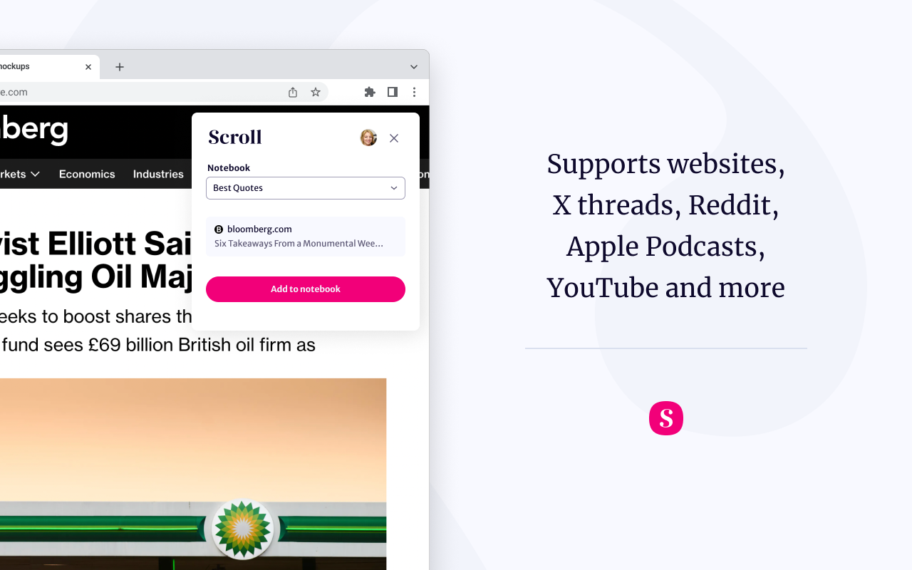 Scroll Web Clipper chrome谷歌浏览器插件_扩展第2张截图